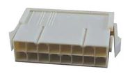CONNECTOR HOUSING, PLUG, 16POS