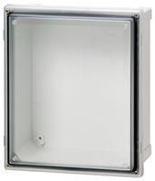 ENCLOSURE, JUNCTION BOX, PC, GREY/CLEAR