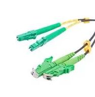 FO CABLE, LC DUPLEX-E2000, SM, 6.6FT
