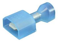 TERMINAL, MALE DISCONNECT, 0.25IN, BLUE