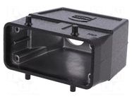 Enclosure for connectors: HDC; size 16B; for cable; Han® B; M25 HARTING