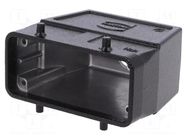 Enclosure for connectors: HDC; size 16B; for cable; Han® B; M25 HARTING