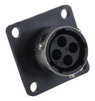 CIRCULAR CONNECTOR RECEPTACLE, SIZE 10, 4 POSITION, PANEL