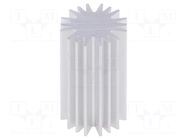 Heatsink; LED; Ø: 20mm; H: 37.5mm FISCHER ELEKTRONIK