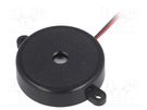 Sound transducer: piezo; without built-in generator; 5mA; 43nF LOUDITY