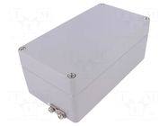 Enclosure: multipurpose; X: 120mm; Y: 220mm; Z: 90mm; ATEX; aluminium RAYCHEM RPG