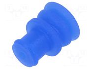 Gasket for wire; blue; Øcable: 1.2÷2.1mm; JPT,MCP 2.8; Øout: 5.6mm TE Connectivity