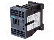 Contactor: 3-pole; NO x3; Auxiliary contacts: NO; 24VDC; 9A; 3RT20 SIEMENS