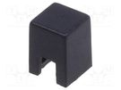 Button; square; black; 4x4x5.5mm 