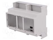 Enclosure: for DIN rail mounting; Y: 90mm; X: 106mm; Z: 53mm; PPO ITALTRONIC