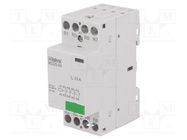 Contactor: 4-pole installation; 25A; 24VAC,24VDC; NC x4 ISKRA