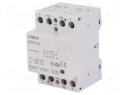 Contactor: 4-pole installation; 63A; 230VAC; NC x2 + NO x2; IKA ISKRA