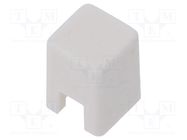 Button; push-in; 5.5mm; -25÷70°C; square; white; 4x4mm OMRON Electronic Components