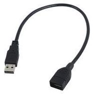COMPUTER CABLE, USB, 1FT, BLACK