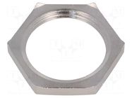 Nut; with earthing; M25; brass; Thk: 4.2mm; Spanner: 30mm; Pitch: 1.5 LAPP