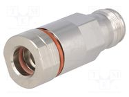 Connector: 4.3-10; female; for cable; straight; plug; 50Ω; IP68 TELEGÄRTNER