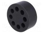 Insert for gland; 7mm; M50; IP54; NBR caoutchouc; Holes no: 8 LAPP