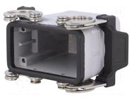 Enclosure for connectors: HDC; size 57.27; for cable; high; PG21 ILME