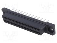 Connector: wire-board; PIN: 50; shielded; Locking: latch,screws TE Connectivity
