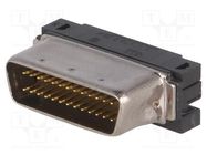 Connector: wire-board; PIN: 28; shielded; for ribbon cable; plug TE Connectivity