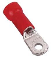 TERMINAL, RING TONGUE, STUD 8, RED