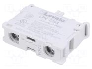 Contact block; 22mm; Platinum; -25÷70°C; front; screw terminals LOVATO ELECTRIC