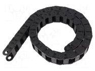 Cable chain; B15/B15i; Bend.rad: 125mm; L: 1006mm; Int.width: 25mm IGUS