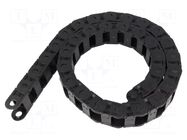 Cable chain; B15/B15i; Bend.rad: 125mm; L: 1006mm; Int.width: 25mm IGUS