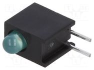 LED; in housing; 3mm; No.of diodes: 1; green; 2mA; 50°; 1.9÷2.2V BROADCOM (AVAGO)