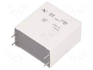 Capacitor: polypropylene; 0.68uF; THT; ESR: 4.9mΩ; C4AS; ±5%; 630VAC KEMET