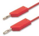 TEST LEAD, RED, 250MM, 60V, 16A