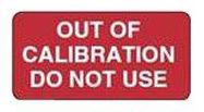 CALIBRATION LABELS, VINYL, 25.4MM W
