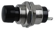 SWITCH, PUSHBUTTON, SPST-NO, 0.3A, 125VAC