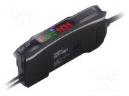 Sensor: optical fiber amplifier; PNP; IP50; Connection: lead; 2m OMRON