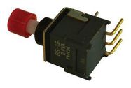 SWITCH, PUSHBUTTON, NON-ILLUMINATED, SPDT, 0.1A, 28VAC