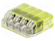 Quick splice; QLX; 20A; 300V; spring clamp; Contacts: copper; 12mm NICHIFU