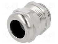 Cable gland; M20; 1.5; IP68; brass; Body plating: nickel HUMMEL