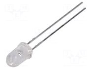 LED; red-orange; 5mm; 9300÷27000mcd; 8°; Front: convex; 1.94÷2.4VDC BROADCOM (AVAGO)