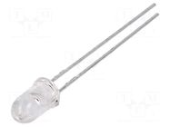 LED; red; 5mm; 5500÷16000mcd; 8°; Front: convex; 1.9÷2.4VDC BROADCOM (AVAGO)