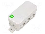 Enclosure: junction box; X: 45mm; Y: 90mm; Z: 39mm; wall mount; IP55 ELEKTRO-PLAST NASIELSK