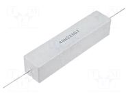 Resistor: wire-wound; cement; THT; 680mΩ; 40W; ±5%; Ø0.8x35mm SR PASSIVES