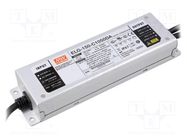 Power supply: switching; Communication: DALI; LED; 150W; 72÷143VDC MEAN WELL