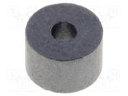 Ferrite: toroidal; L: 2mm; Øint: 1mm; Øout: 3mm; Core mat: K5B; 20Ω RICHCO