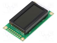 Display: LCD; alphanumeric; VA Negative; 8x2; 58x32x13.2mm; LED RAYSTAR OPTRONICS