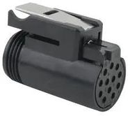 CIRCULAR CONNECTOR, PLUG, 12 POSITION, CABLE