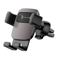 Baseus Cube SUYL-FK01 gravity phone holder 4.7-6.6" for car air vent - black, Baseus