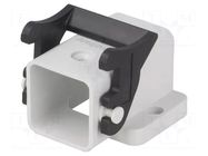 Enclosure for connectors: HDC; size A3; with latch; plastic; IP65 AMPHENOL