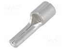 Tip: wire pin; 4.3mm; 2.4mm; 10mm2; crimped; for cable; flat; tinned VOGT