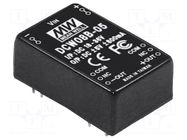 Converter: DC/DC; 8W; Uin: 9÷18VDC; Uout: 15VDC; Uout2: -15VDC; THT MEAN WELL