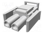 Connector: wire-wire/PCB; plug; male/female; 6.35mm; for cable TE Connectivity